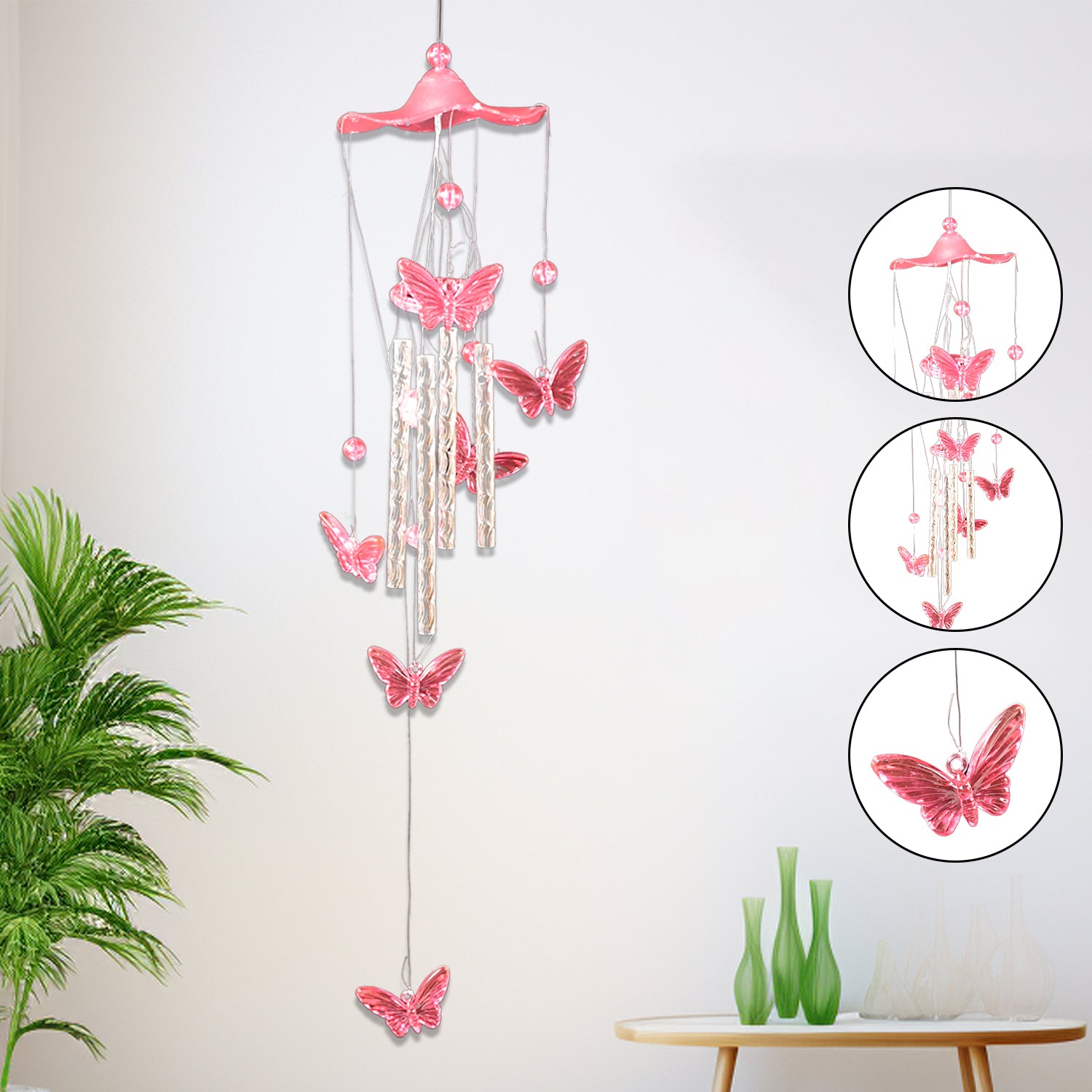 Butterfly Bell Wind Chimes Creative (1 Pc) Butterfly Bell Wind Chimes Creative (1 Pc)